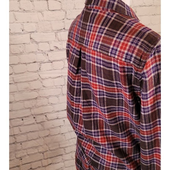 Woolrich brand women's button up- Size Large Petite - Picture 5 of 6